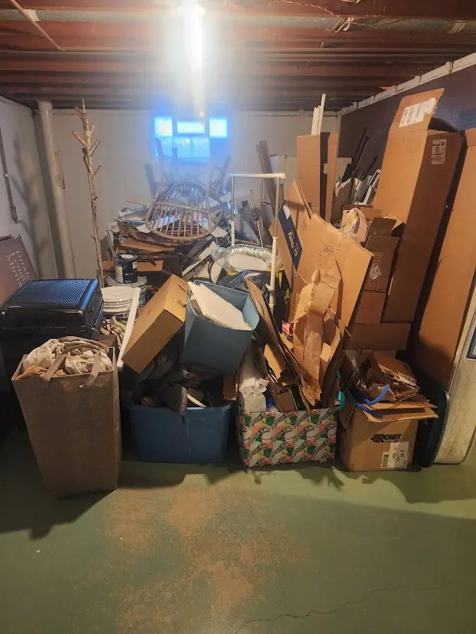 Roll-off dumpster container at job site for Construction Dumpster Rental in Hollywood